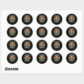 Knuffel vaak ronde sticker (Vel)