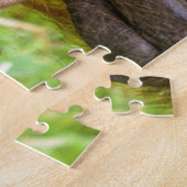 Knuffel van de gekoesterde orang-oetan moeder legpuzzel (Zijkant)