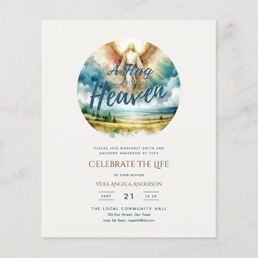 Knuffel Van Hemel Viering van het Leven Memorial G (Voorkant)