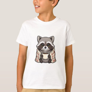 Knuffel Wasbeer Coffee Deken Kinderen T-shirt