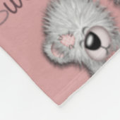 Knuffel Zoete Dromen Teddy-zachte roos Fleece Deken (Hoek)