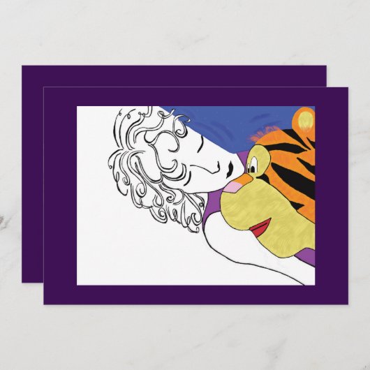 KNUFFELAARSTER FEESTDAGENKAART (Voorkant / Achterkant)