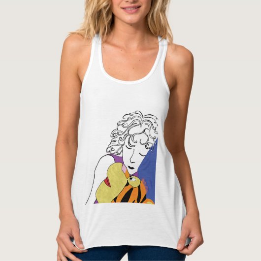 KNUFFELAARSTER TANKTOP (Voorkant)