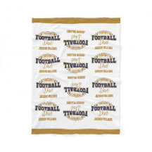 Knuffelachtige kleine voetbal papa