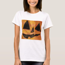 Knuffelbaar kantelbaar Jack-O-Lantern T-shirt