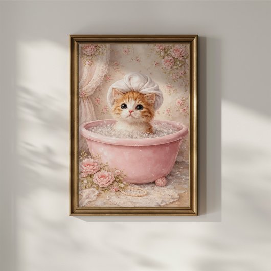 Knuffelbad voor Kittens Poster