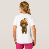 Knuffelbare Pompoen Boswezen – Herfst T-shirt (Achterkant volledig)