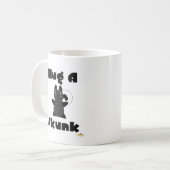 Knuffelbare stinkdier knuffel een stinkdier koffiemok (Voorkant links)