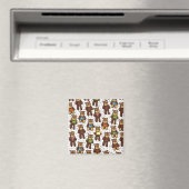 Knuffelbare teddybeer magneet (Insitu (Vaatwasser))