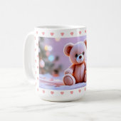 Knuffelbeer Hart Koffiemok (Voorkant links)