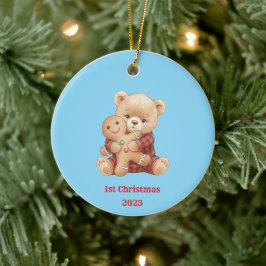 Knuffelbeer  keramisch ornament