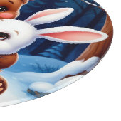 Knuffelbeer met Konijn Snijplank (Hoek)