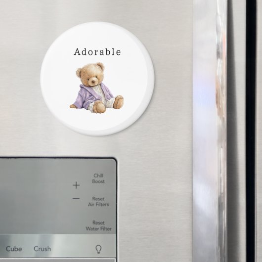 Knuffelbeer Paarse Jas Adorable Magneet (Insitu (Koelkast))