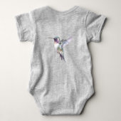 Knuffelbeer Paarse Jas Adorable Romper (Achterkant)