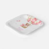 KNUFFELBEER ROZE PAPIEREN BORDJE (Gebogen)