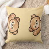 Knuffelbeer Worpkussen | Kawaii Huisdecoratie Kuss Kussen (Deken)