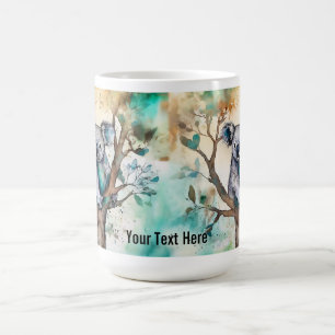 Knuffelbeermok in boom – Personaliseer Koffiemok