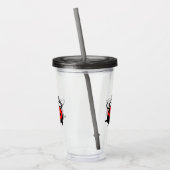 knuffelbeestje | Schattige en gezellig design Acryl Drinkbeker (Links)
