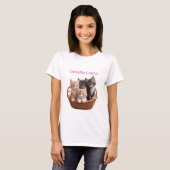 Knuffelbemanningskitten T-shirt (Voorkant volledig)