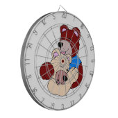 Knuffelberen Dartbord (Voorkant Links)
