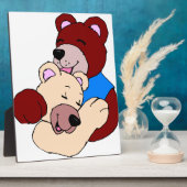 Knuffelberen Fotoplaat (Zijkant)