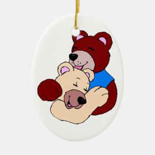 Knuffelberen Keramisch Ornament
