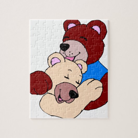 Knuffelberen Legpuzzel (Verticaal)