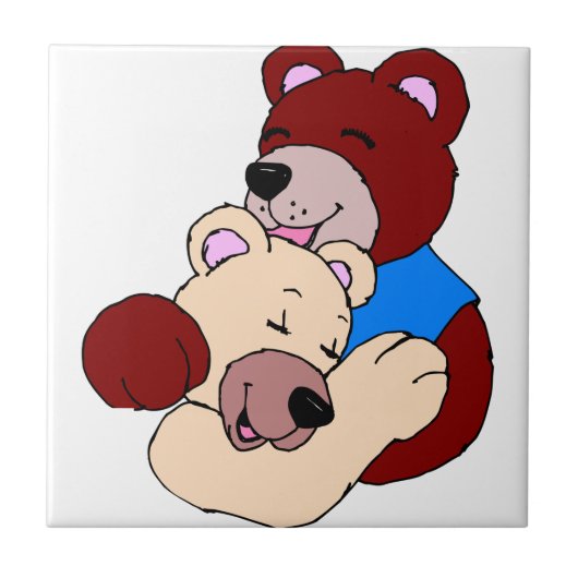 Knuffelberen Tegeltje (Voorkant)