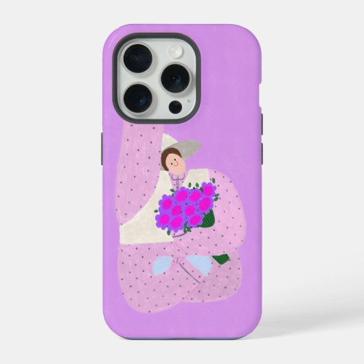 Knuffelbloemen iPhone Hoesje (Achterkant)