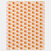 Knuffeldeken Pooh Fleece Deken (Voorkant)