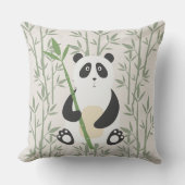 Knuffeldekens Kussen Cute Panda Babykamer (Voorkant)