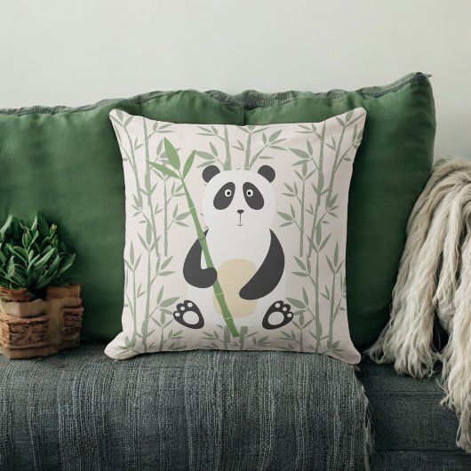 Knuffeldekens Kussen Cute Panda Babykamer