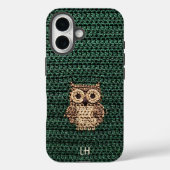 Knuffeldekentje Haak Uil Garens Aangepaste Naam In Case-Mate iPhone Case (Achterkant)