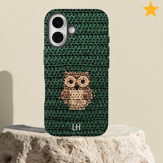 Knuffeldekentje Haak Uil Garens Aangepaste Naam In Case-Mate iPhone Case