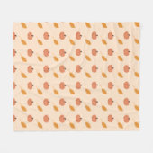 Knuffeldekentje voor herfst fleece deken (Voorkant (Horizontaal))