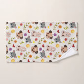 Knuffeldieren badhanddoek set bad handdoek (Handdoek)