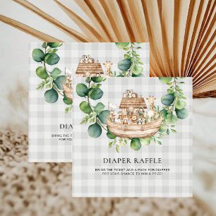 Knuffeldieren Noah's Ark Luiers Verlotingskaart Informatiekaartje