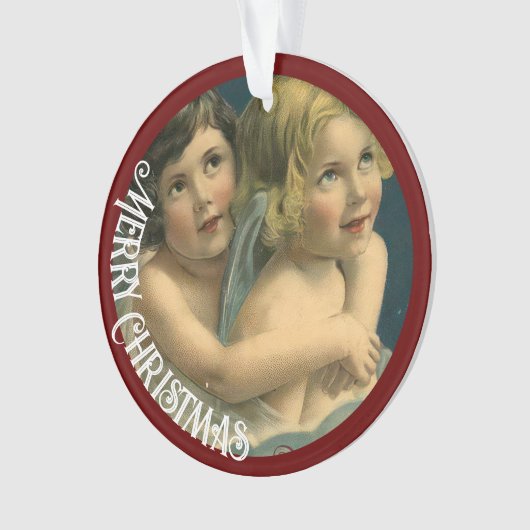 Knuffelen Cherubs Ornament (voorkant)