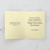 Knuffelen Ducks Pond Art Loving Jubileum Kaart (Binnen)