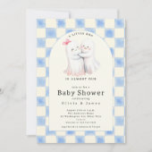 Knuffelen Ghost Couple Baby shower Kaart (Voorkant)