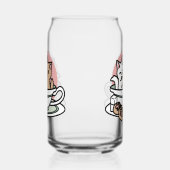 Knuffelen Katten in een kopje - Schattige theetijd Blikvorm Glas (Rechts)