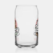 Knuffelen Katten in een kopje - Schattige theetijd Blikvorm Glas (Links)