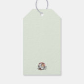 Knuffelen Katten in een kopje - Schattige theetijd Cadeaulabel (Achterkant)