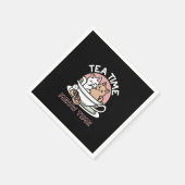 Knuffelen Katten in een kopje - Schattige theetijd Servet (Hoek)