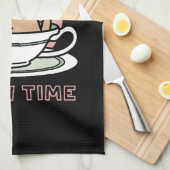 Knuffelen Katten in een kopje - Schattige theetijd Theedoek (Quarter Fold)