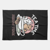 Knuffelen Katten in een kopje - Schattige theetijd Theedoek (Horizontaal)