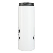 Knuffelen Katten in een kopje - Schattige theetijd Thermosbeker (Achterkant)