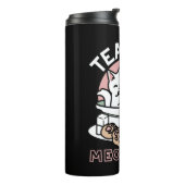 Knuffelen Katten in een kopje - Schattige theetijd Thermosbeker (Gedraaid links)