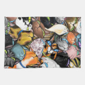 Knuffelen Katten Knuffels Grappige Keukenhanddoek (Horizontaal)