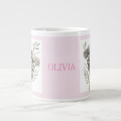 Knuffelen Koala Beren in Tree, BFF, gepersonalisee Grote Koffiekop (Voorkant)